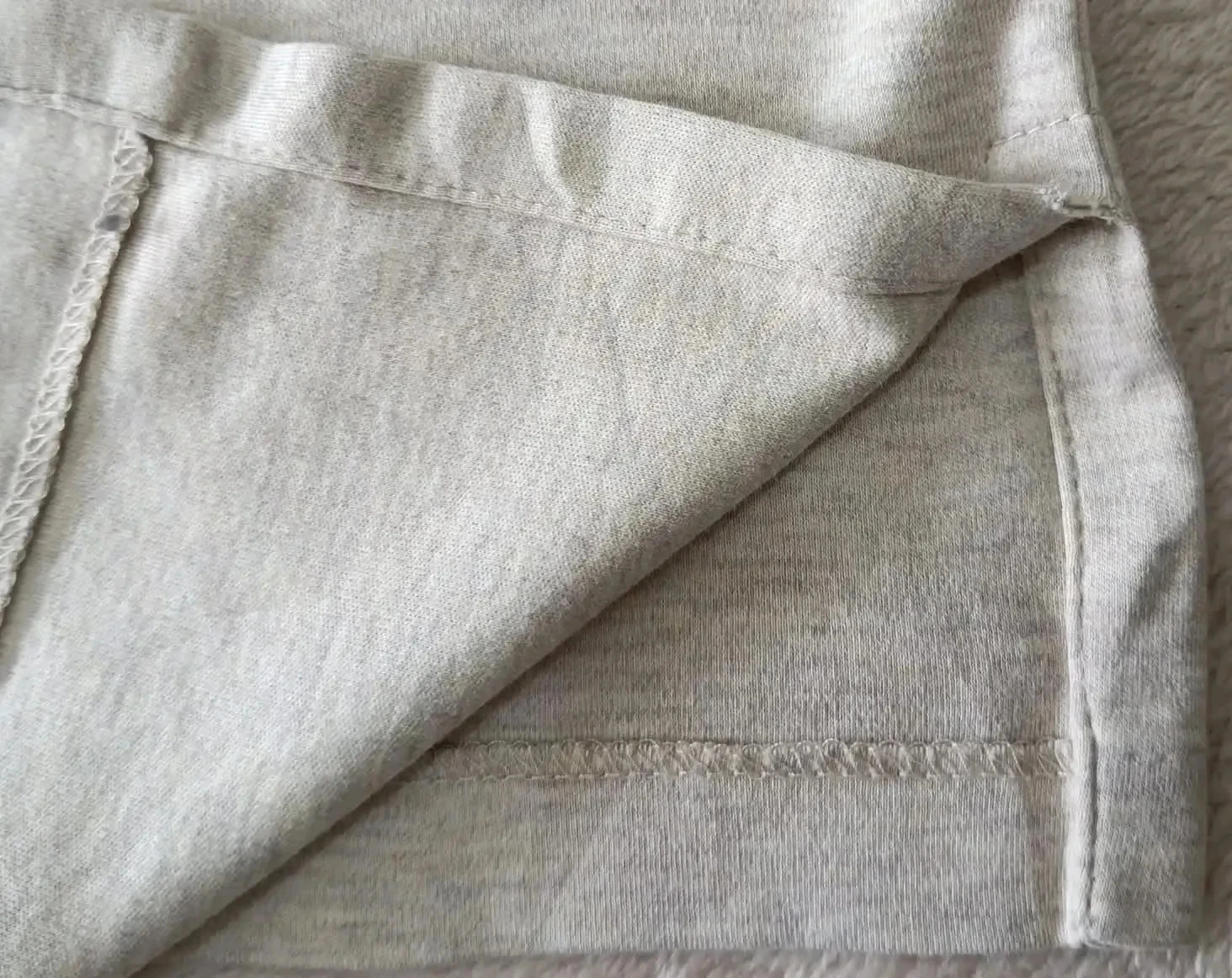 Polo Ralph Lauren pima soft touch beige geribbeld lange mouw Maat L – photo 9